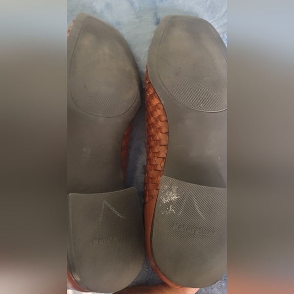 Naturalizer Brown Leather Woven Loafers Size 7.5N Retails $125 - Picture 9 of 9